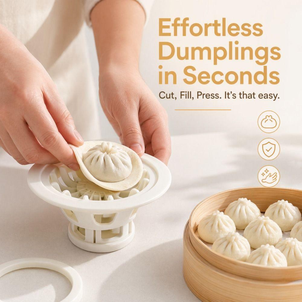 Non-Stick Dumpling Mold Manual Baozi Mold Easy To Use Steam Bun Mold  Cooking Use