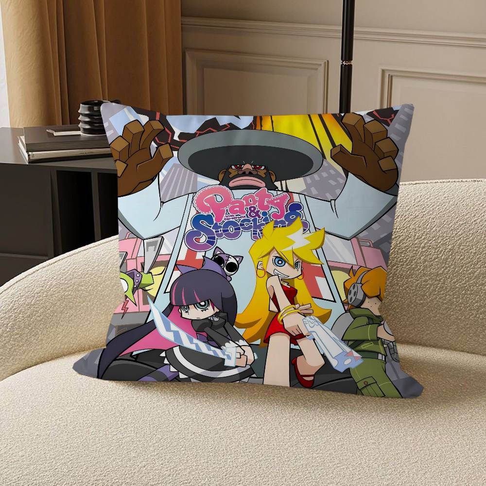 Мультяшная наволочка-подушка P-Panty-Stocking 30x50 Полиэстер Подушки для дивана Декоративные накидные подушки Домашний декор Наволочка