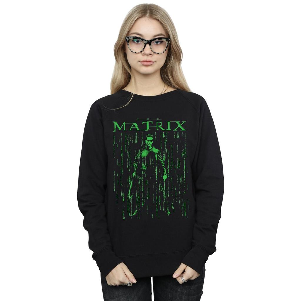 The Matrix Womens/Ladies Neo Neon Sweatshirt