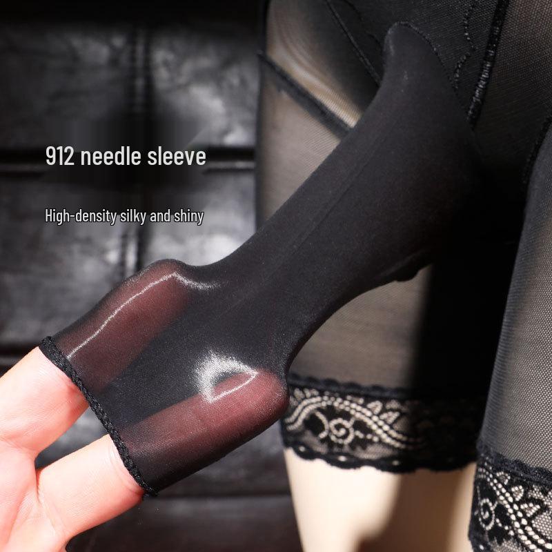 Men's High-Waisted Breathable Mesh Shaping Shorts with Six Hook Closure