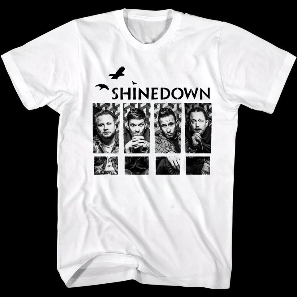 Shinedown Band T-shirt New Unisex For Men Women, Shinedown Unisex White Shirt