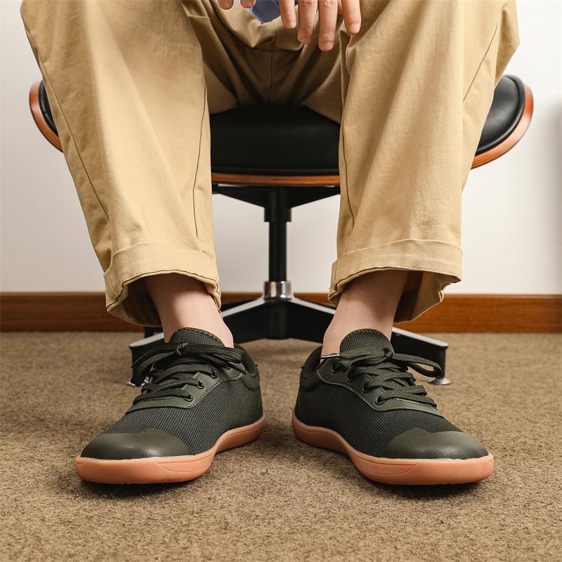 Мужские повседневные туфли на плоской подошве с широким носком, серые, для ходьбы, белые, для йоги и фитнеса, большой размер