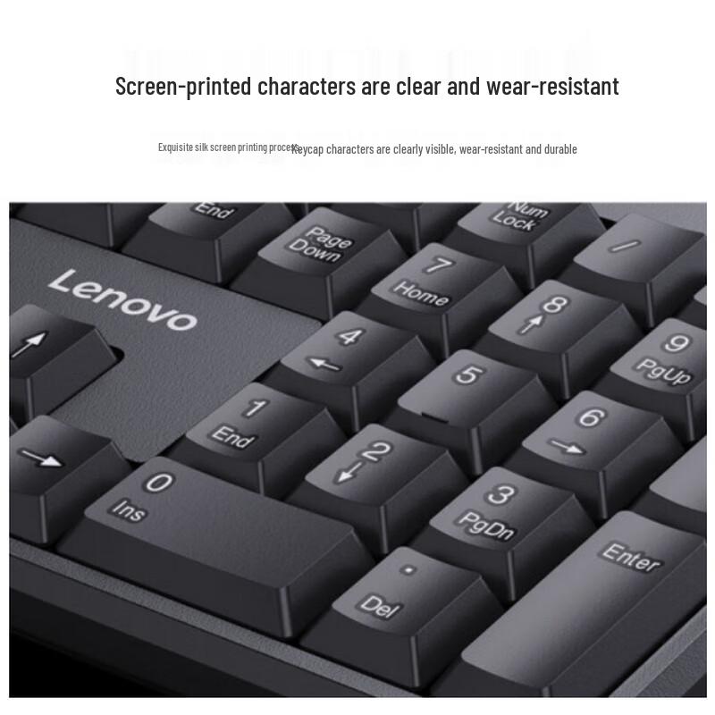 Lenovo MK11 Wired Keyboard and Mouse Combo