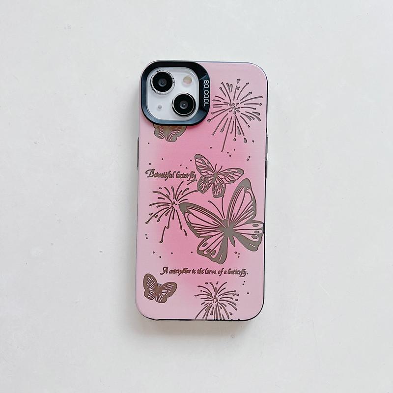 Модернизированный модный чехол IMD с принтом бабочки, противоударный защитный мягкий чехол из ТПУ, полная задняя крышка для Xiaomi Redmi