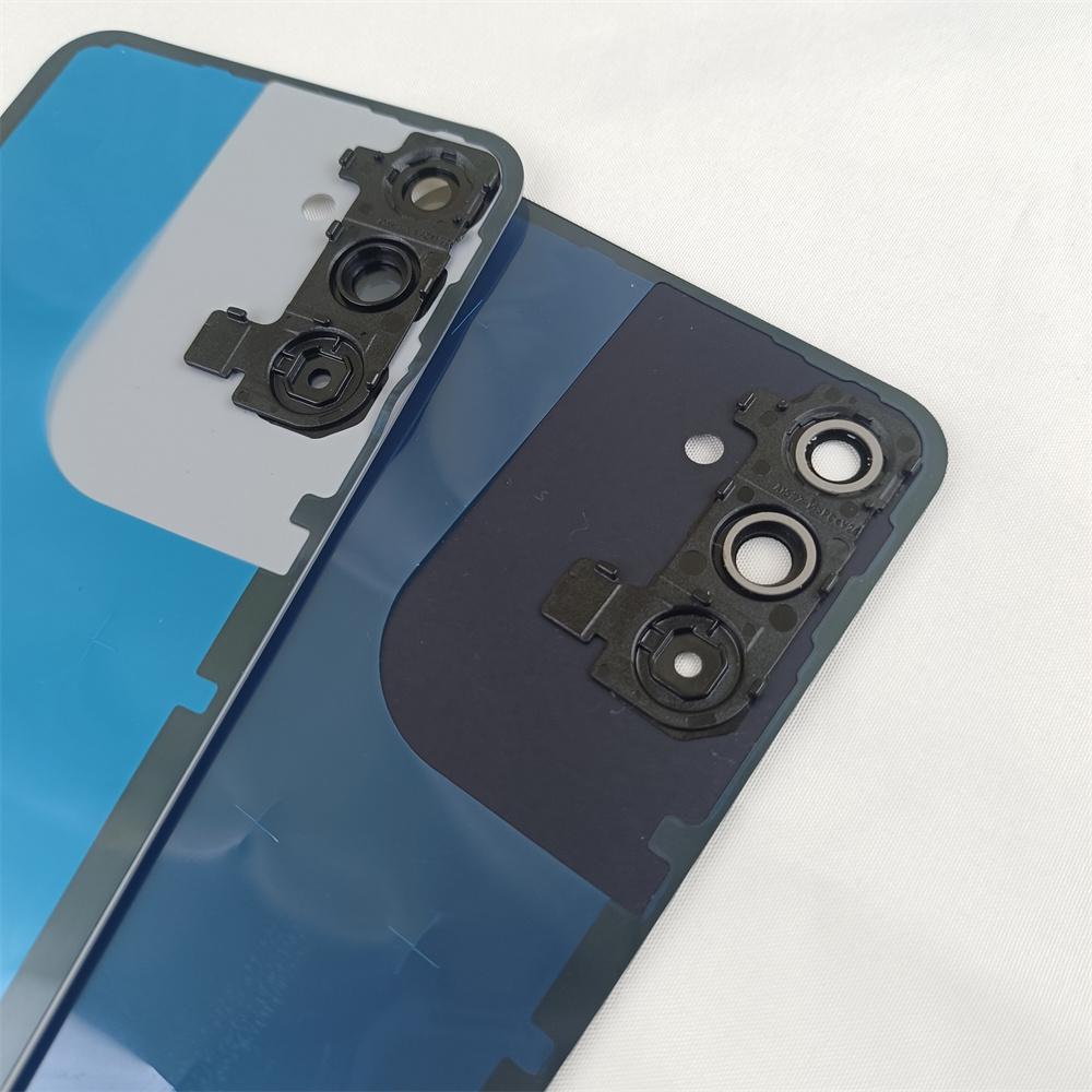 A++++ Задняя стеклянная крышка для Samsung Galaxy A15 4G SM-A155F/DSN Задняя крышка Замена аккумулятора Задний корпус со стеклом камеры