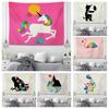 Cartoon Animal Simple Hanging Cloth Home Wall Decoration Tapestry Office Living Room Tapestry