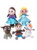 Frozen Adventure Plush Toy Princess Elsa Anna Doll Snowman Doll Children's Birthday Christmas Gift