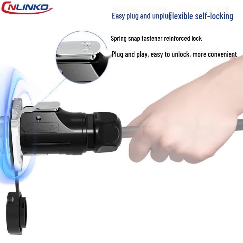 CNLINKO LP20 Waterproof Quick-Connect Aviation Connector
