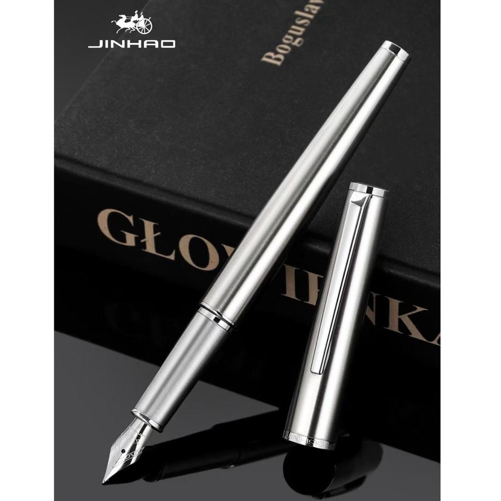Jinhao 95 Series Fountain Pen Retro Design Metal Material Elegant Clip Fine Nib Writing