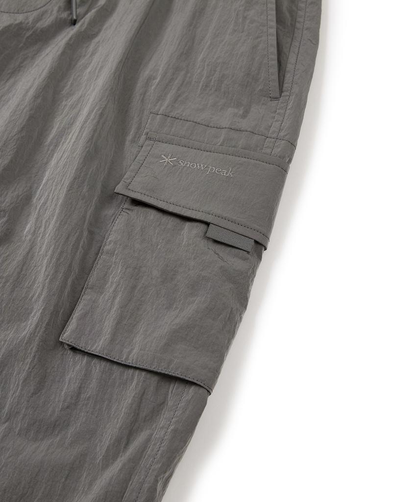 SNOWPEAK APPAREL Bright Cargo Jogger Pants (S24Fufpt70) Silver Gray