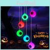 Enchanting Solar Led Wind Chime Light Featuring Pumpkin And Skull Ghost Eye For Outdoor Decor
