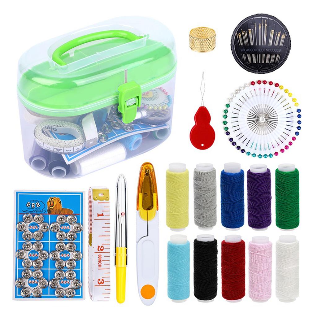 Наборы для шитья Дорожные кожаные наборы для шитья Взрослые Профессиональные швейные принадлежности Включают иглу нить распарыватели для начинающих