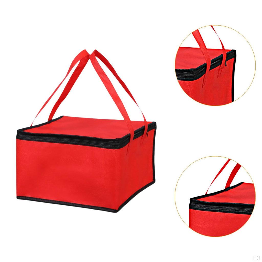 Изолированная сумка для доставки, многоразовая сумка для подогрева еды, для работы, ресторана на открытом воздухе
