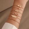 Ladies Letter Set Bracelet Exotic Love 8 Words 6 Piece Set Personality Accessories ARI