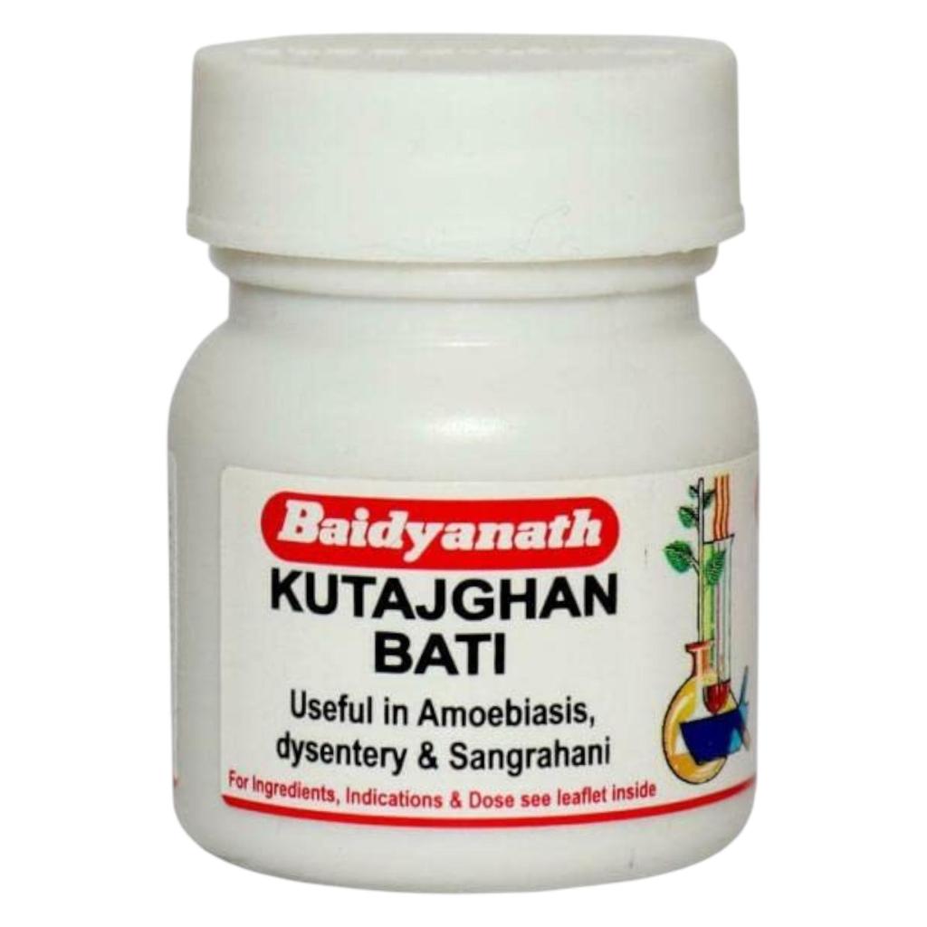 Baidyanath Асли Аюрвед Кутаджгхан Бати 40 таблеток Упаковка из 3 Натуральная пищеварительная добавка