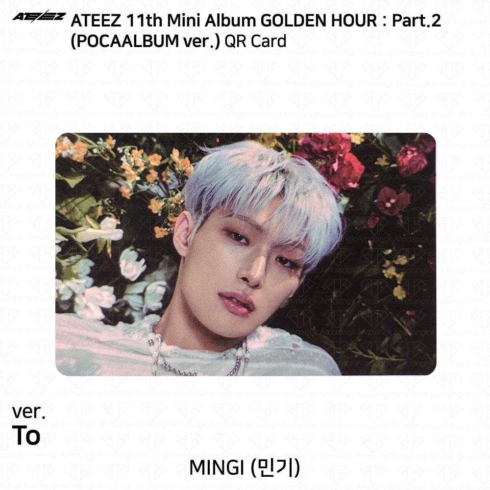 ATEEZ 11-й мини-альбом Golden Hour Часть 2 POCAALBUM Фотокарточка TO VER