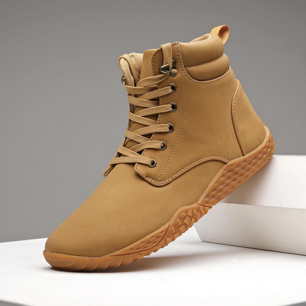 New Four Seasons Wear Resistant Fashion High Top Casual Sports Board Shoes Trendy and Versatile Men's One Step Lazy Shoes