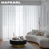 1 шт. NAPEARL белая кружевная вязаная маленькая цветочная шифоновая занавеска для гостиной спальни балкона домашний декор