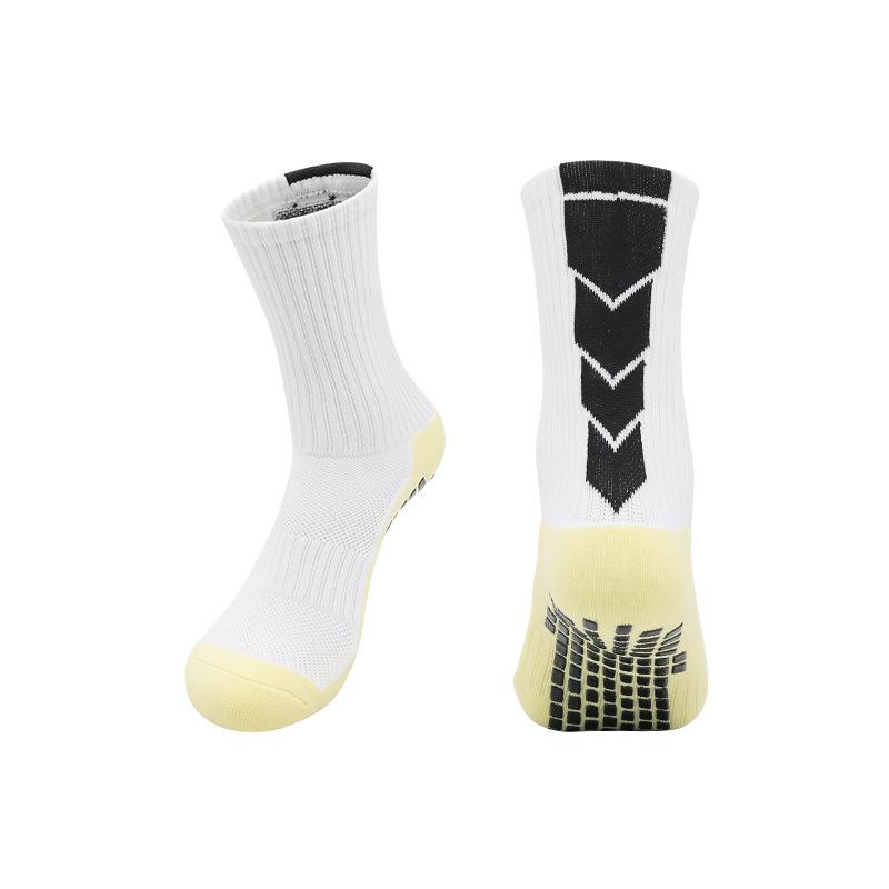 Summer Medium Tube Football Socks Men'S Non-Slip Socks Shock-Absorbing Socks Adult Towel Bottom Children'S High-Top Sports Socks
