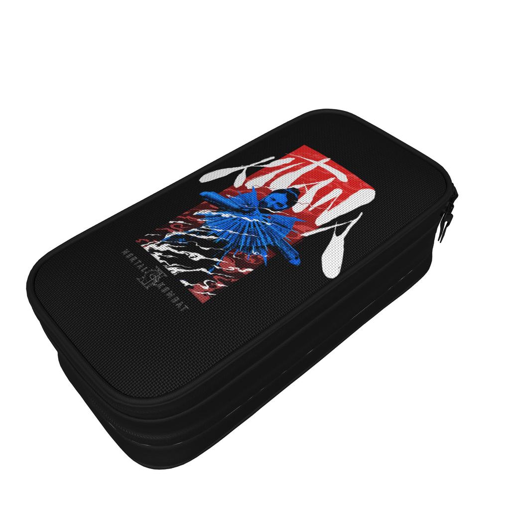 Mortal Kombat Kitana Pencil Case Lovely Pen Box Bag Student Large Storage School Supplies Gift Pencilcases