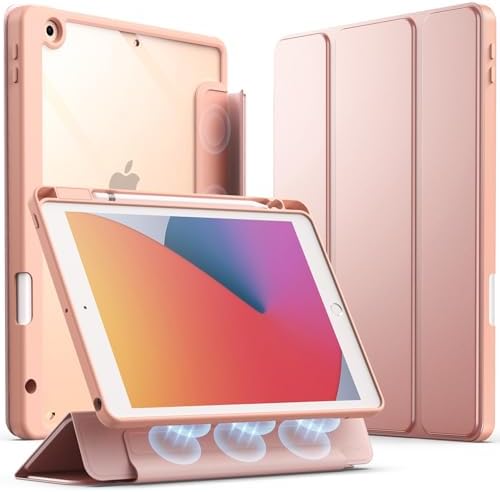 Detachable Case for iPad 9/8/7 10.2 Inch 2021/2020/2019 Model 9th/8th/7th Generation Pencil Holder Removable iPad Case Cover