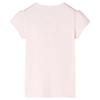T-shirt pour enfants rose pâle 92/104/116/128/140