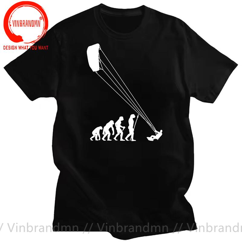 Kitesurf Kitesurfing Kitesurfer T Shirt Unisex Funny Kiteboarding Tshirt Fashion Streetwear Harajuku Tshirt Hip Hop Tops Tee Shirt