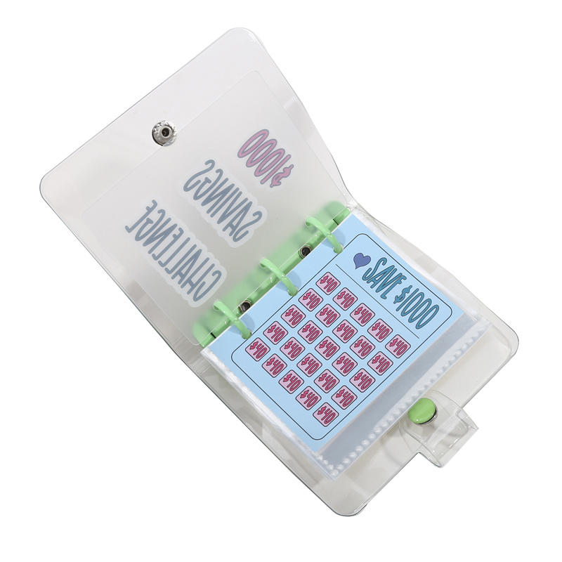 Мини-блокнот из ПВХ для экономии денег, блокнот с отрывными листами, денежная бюджетная книга, конверт, кошелек-органайзер