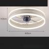 Потолочный вентилятор Dream Bubble со светодиодной подсветкой, бесшумный
