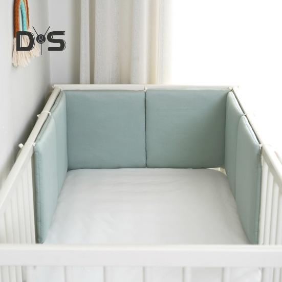 6 шт. подкладок для детской кроватки для прорезывания зубов 11,8” x 11,8”, защита от столкновений, защитный бампер для детской кроватки, защита бортиков детской кроватки