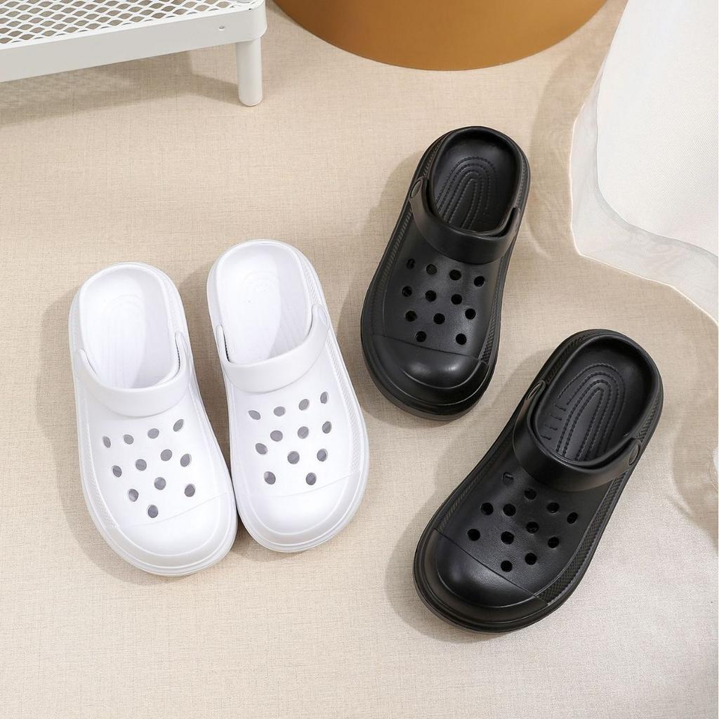 2025 новая верхняя одежда дырявые туфли на платформе летние сандалии для отдыха на море модный тренд наступая на дерьмо eva крутые тапочки