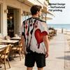 Men's Polyester T-Shirt - Poker Card Graphic, Fashionable Design, Comfortable Fabric, Trendy Versatile Tee for Daily Casual Wear