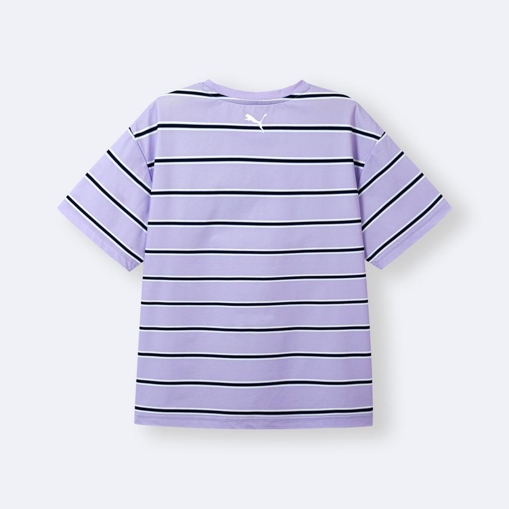 Puma Футболка Фиолетовая Белая Унисекс 353226117212-00371