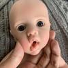 BZDOLL твердый силикон всего тела, очень мягкий, реалистичный, 35 см, кукла реборн для мальчиков, живая кукла для новорожденных, подарки на день рождения, можно пить воду, мочиться