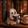 Halloween DIY Patchwork Kit Ghost Kit, Cute Doll Sewing Set with Pre-Cut Autumn Craft for Adults Fabrics, Holiday Handmade Gift, Home