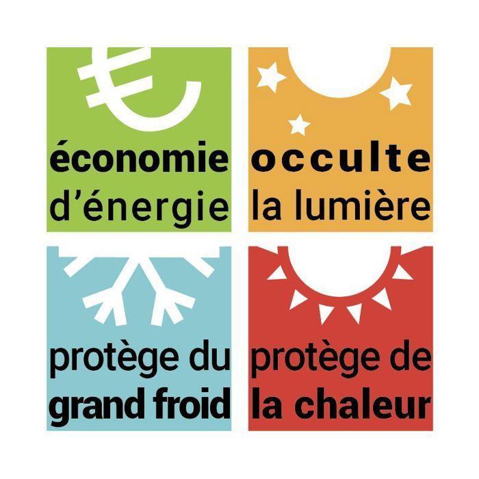 Звукоизолирующая и тепловая плотная штора на флисовой подкладке "Арктика" Midnight Blue