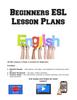 Книга Beginners ESL Lesson Plans