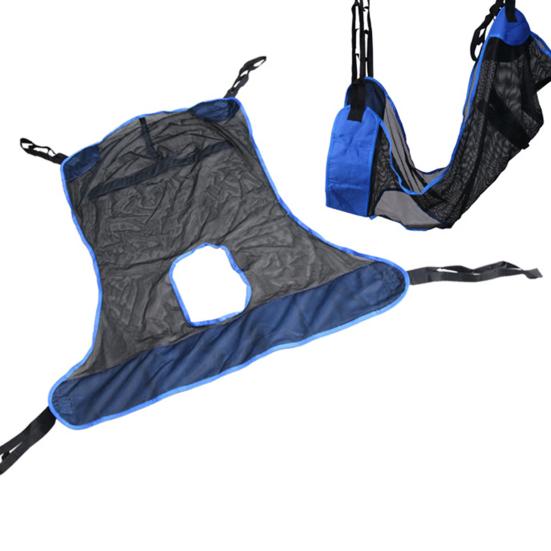 Слинг для переноса пациента на все тело, грузоподъемность 300 кг, регулируемый, дышащий, для инвалидов, прикованных к постели, для пожилых людей, для позиционирования кровати, для помощи при купании, сетчатый ремень