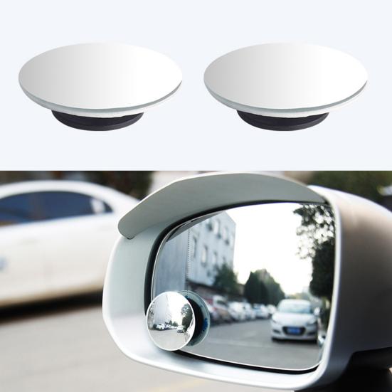 1 Pair Car Blind Spot Rearview Mirrors Frameless Convex Side Mirrors Wide Angle Rear View Car Mirrors Accessories
