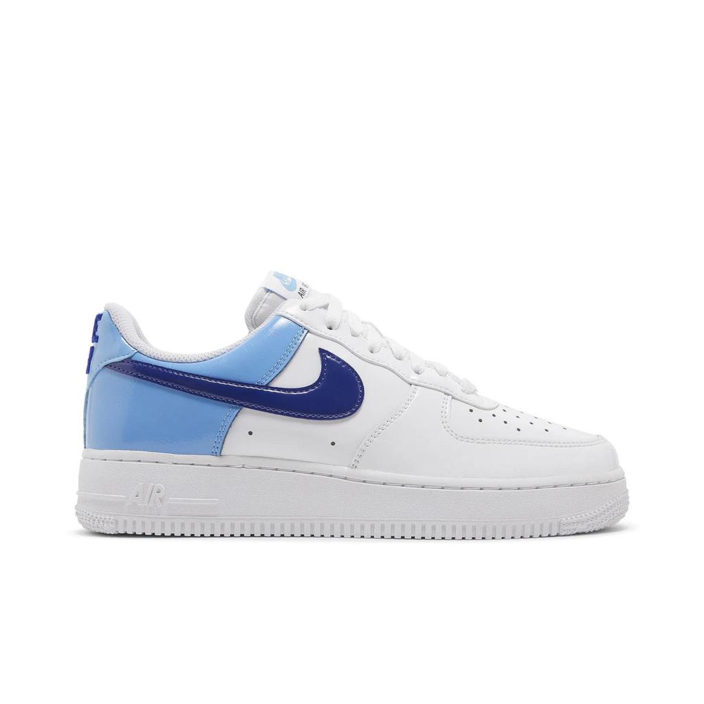 Nike Женские Air Force 1 '07 Essential 'University Blue Concord' (женские размеры) Университетский синий / Белый / Конкорд Скейт-обувь DJ9942 400