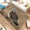 Милый ковер с 3D мультяшным рисунком совы, ковер для дома, гостиной, детской спальни, дивана, коврик для двери, декор, детские игры, нескользящий напольный коврик