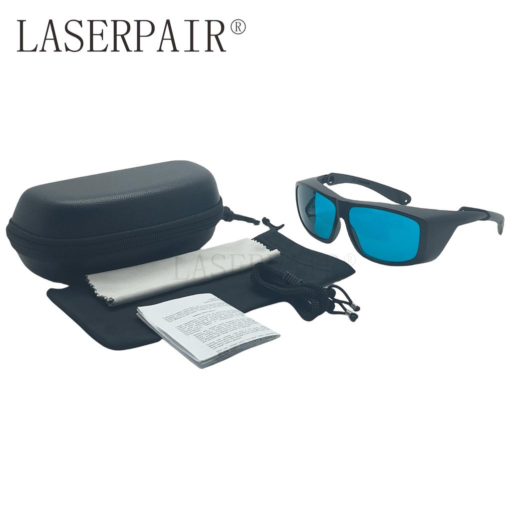 High Protection Laser Eye Protection Goggles Safety Glasses for Red Lasers 650nm & 694nm Stylish Ruby with CE Certificate