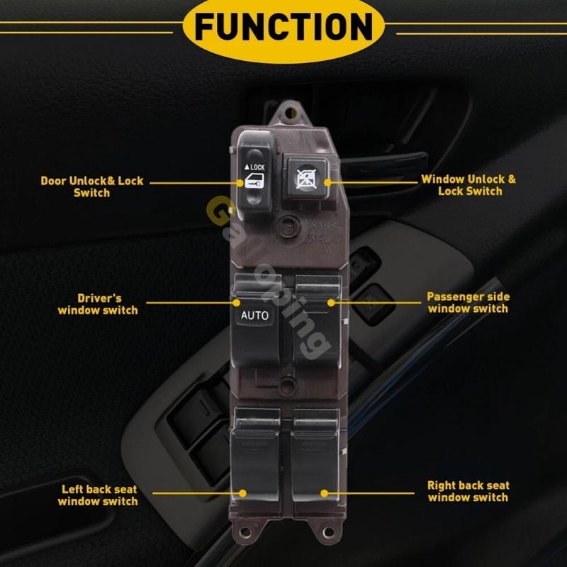 Electric Power Master Control Window Switch Button Console For 2005-2011 Toyota Tacoma Front Left Car Accessories 84820-AA070