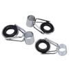 45Pcs Stainless Steel and Ceramics Fishing Rod Guide Ring Guide Ring Set  Fresh Water Fishing