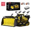 MOULD KING 17049 Technical Car Toys The APP Motorized PR766 Bulldozer Building Block Assembly Truck Model Kids Christmas Gift