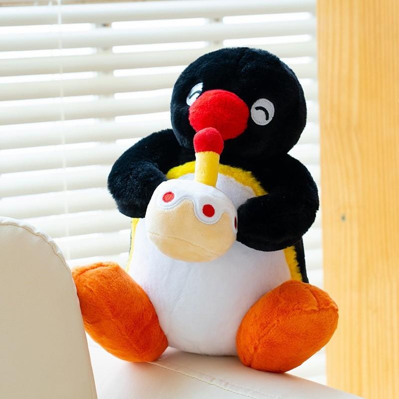 Adorable Pingu Plush Penguin Birthday Cake Gift Soft Toy For Kids And Girls