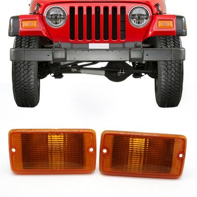 2001-2006 Для Jeep Wrangler (TJ) Пластиковая линза LH и RH корпус фонаря указателя поворота 2X