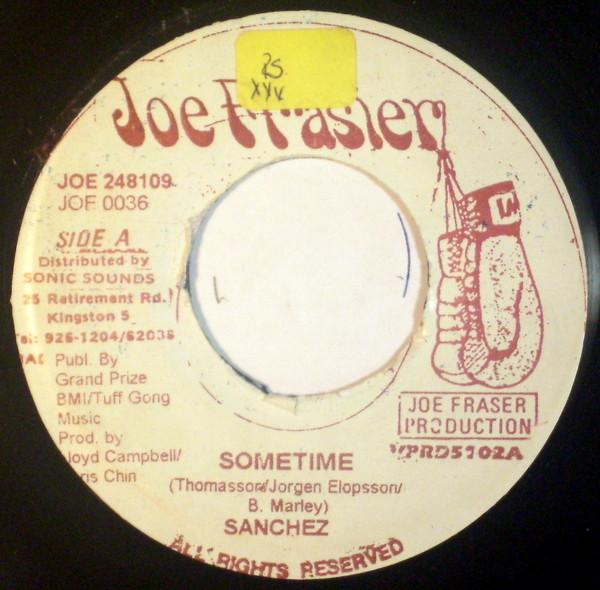 7inch Record SANCHEZ - Sometime JOE0036 Joe Frasier Japan Reggae, Ska & Dub Used