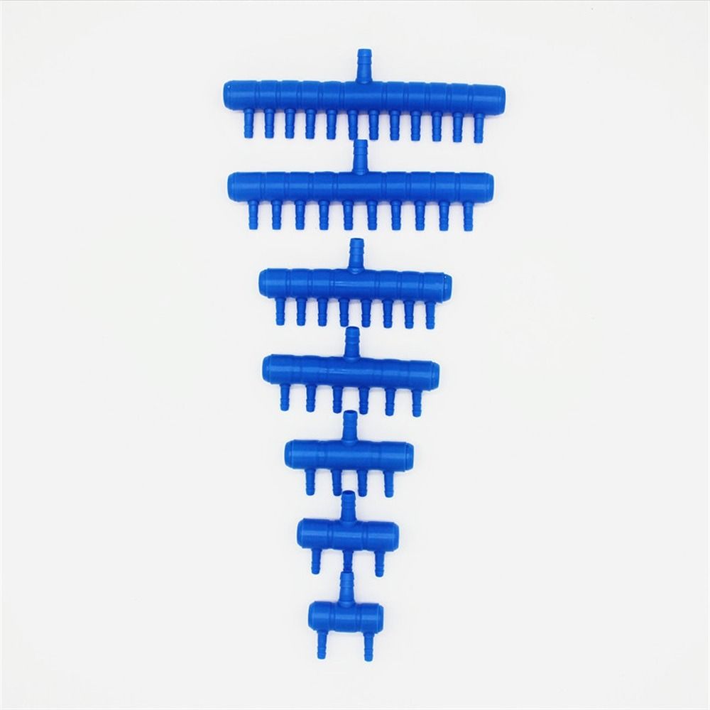 10Pcs Plastic Aquarium Air Splitter 4/5/8mm Oxygen Gas Diverter for Fish Tank Air Pump Oxygenation