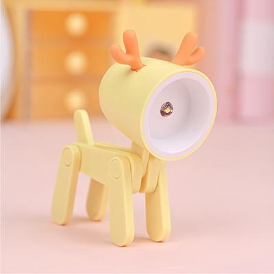 Мини милый ночник для питомца Kawaii светодиодная настольная лампа Ins Мини милый маленький декоративный держатель для телефона